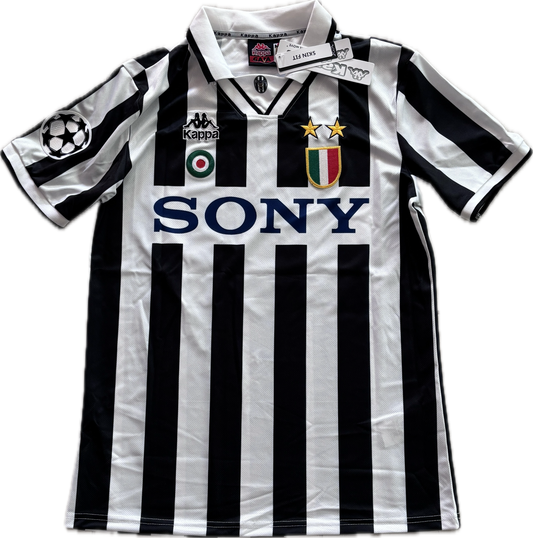 Zinedine Zidane #21 Juventus 1997-98 Champions League Home Retro Jersey