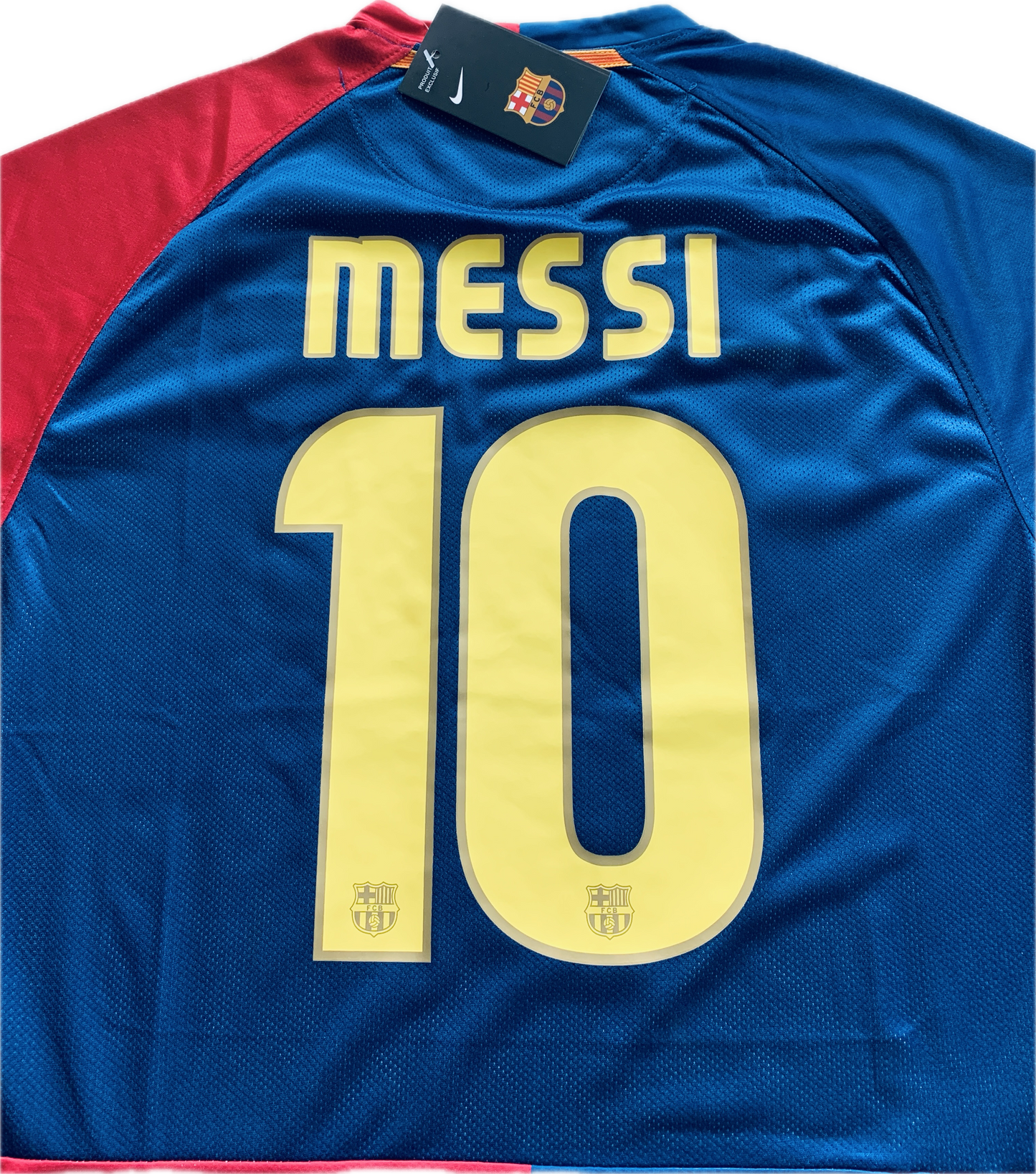 Messi #10 FC Barcelona 2009 Final Roma Champions League Football Soccer Jersey MENS