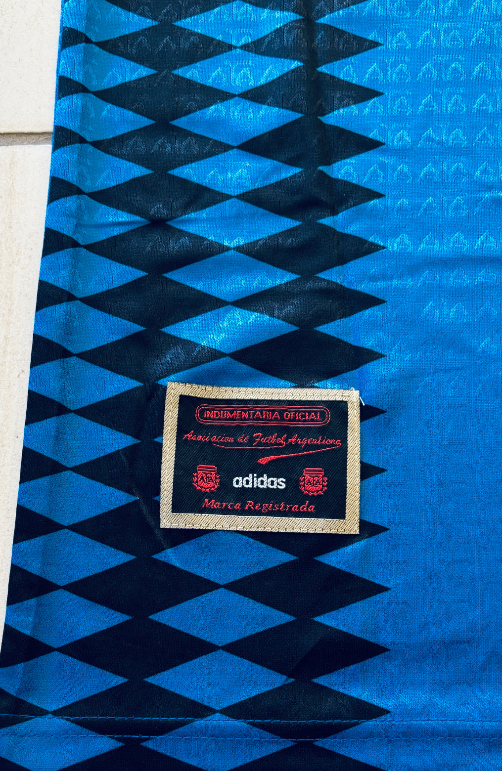 Vintage Maradona #10 Argentina 1994 Away Jersey World Cup Blue