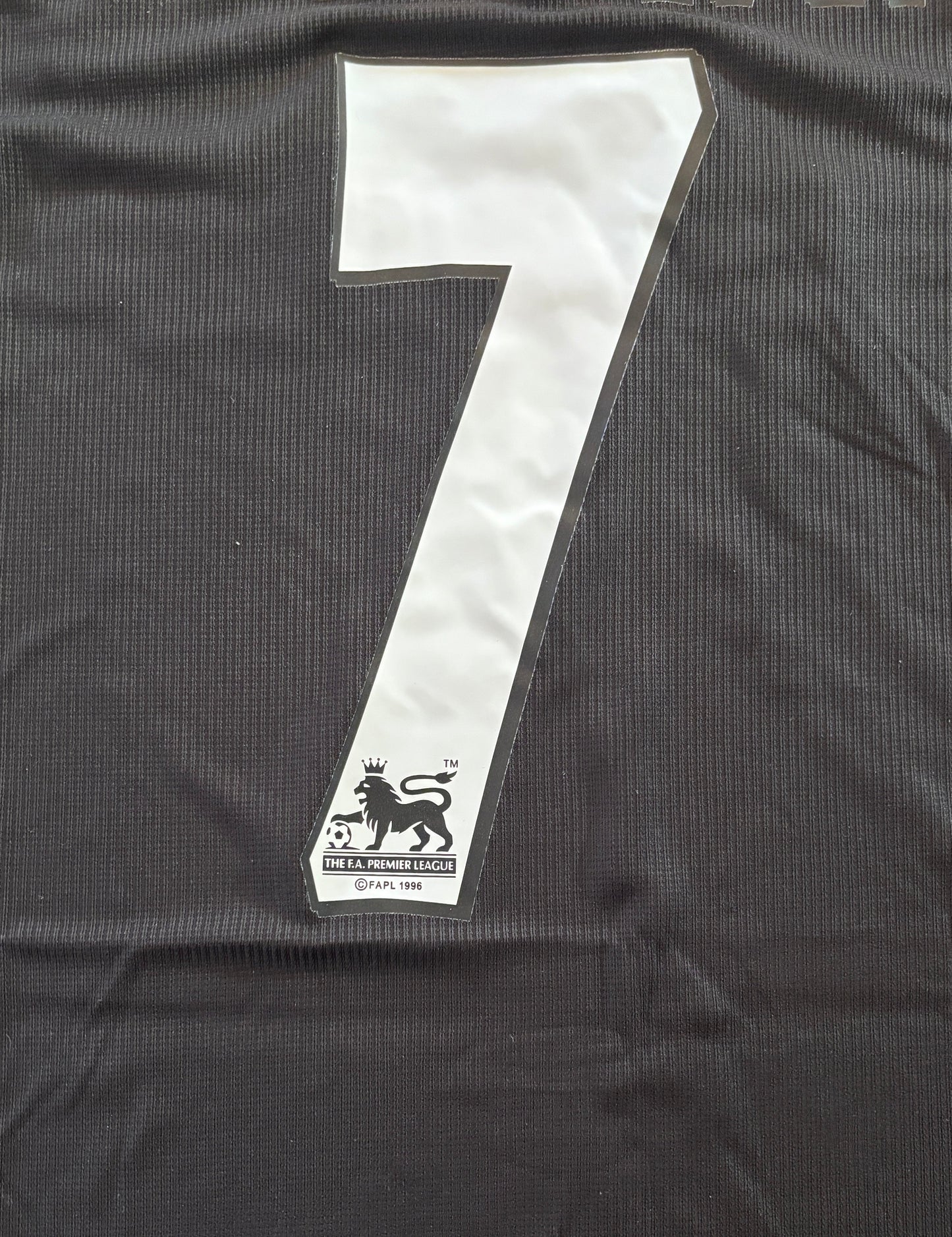 Vintage David Beckham #7 Manchester United 1998/99 Black Short Sleeve Retro Jersey
