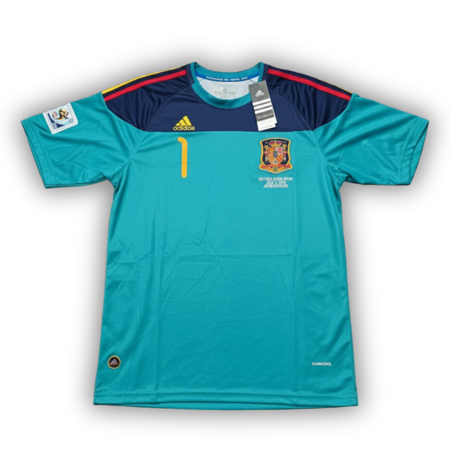 2010 - SPAIN HOME GOALKEEPER | RETRO Casillas #1