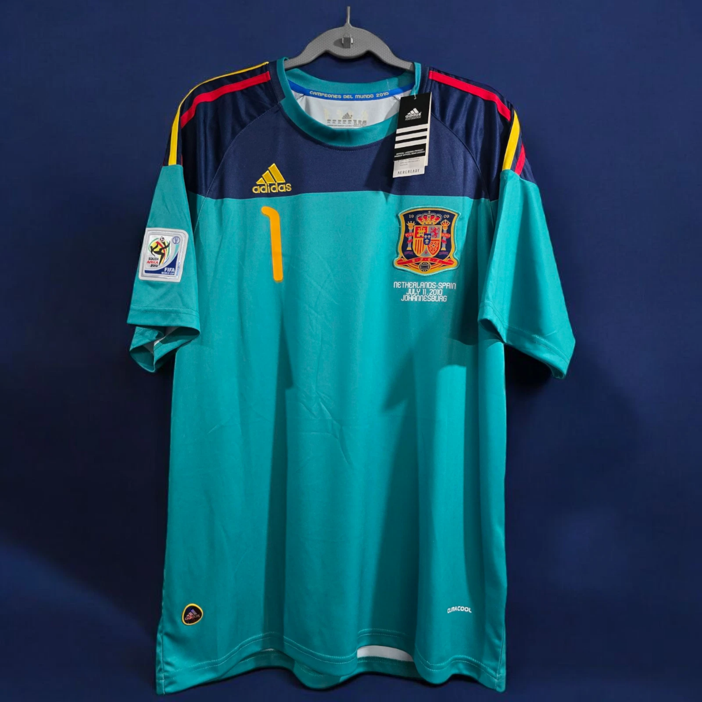 2010 - SPAIN HOME GOALKEEPER | RETRO Casillas #1