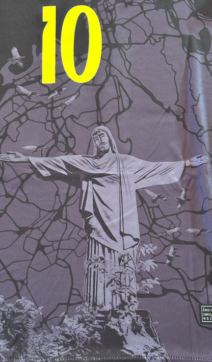 Neymar Jr #10 BRAZIL REDEEMER  Black Brazil City MENS jersey