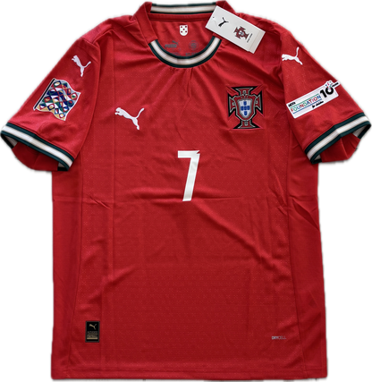 Cristiano Ronaldo #7 Euro Portugal Short Sleeve MENS Jersey UEFA Champions League