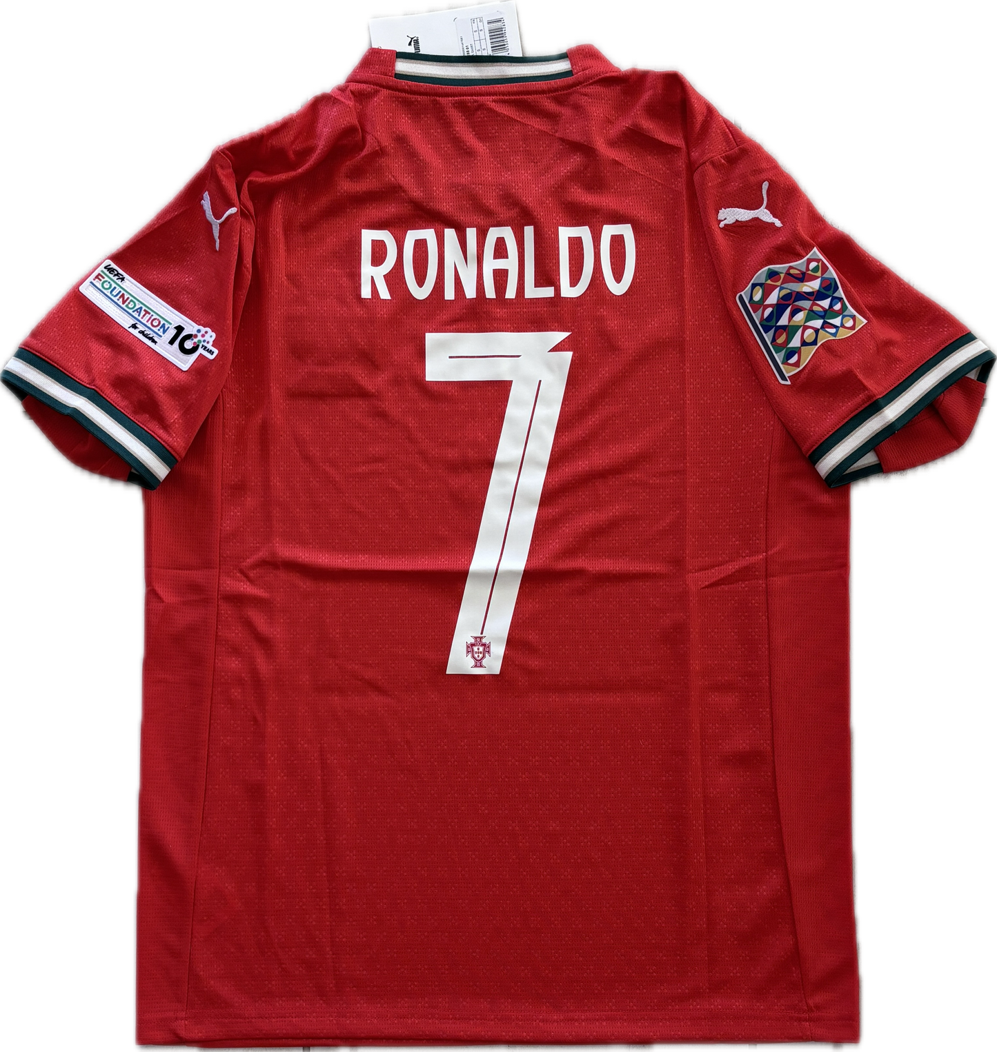 Cristiano Ronaldo #7 Euro Portugal Short Sleeve MENS Jersey UEFA Champions League