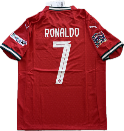 Cristiano Ronaldo #7 Euro Portugal Short Sleeve MENS Jersey UEFA Champions League