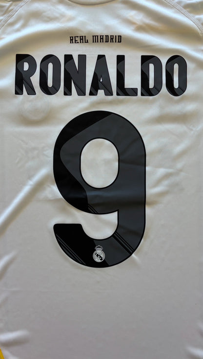 Cristiano Ronaldo #9 Real Madrid 2009/2010 Jersey Retro Ronaldo First Real Madrid Jersey