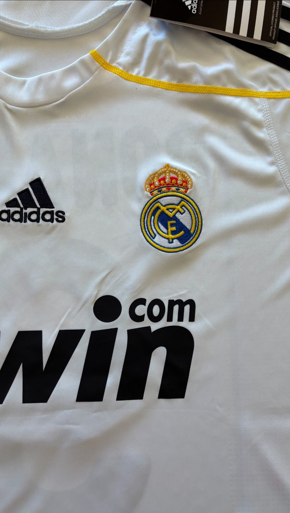 Cristiano Ronaldo #9 Real Madrid 2009/2010 Jersey Retro Ronaldo First Real Madrid Jersey