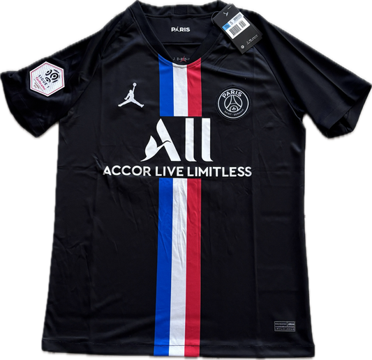 Neymar Jr #10 PSG Paris Saint Germain Football Black Soccer Jersey