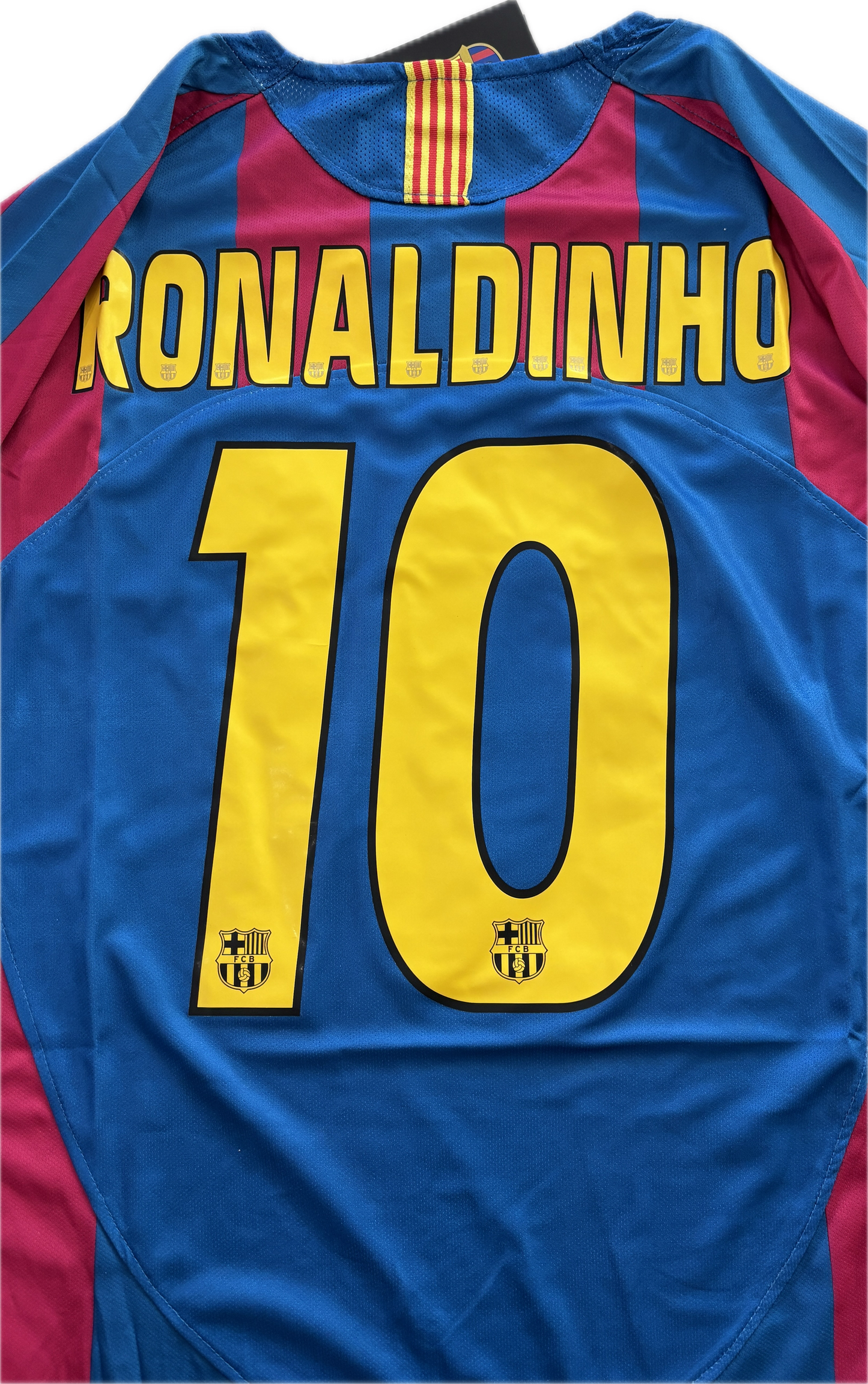 Ronaldinho #10 Jersey FC Barcelona 2006 Retro Football Soccer Jersey Football Champions League Final