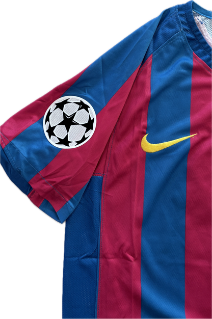 Ronaldinho #10 Jersey FC Barcelona 2006 Retro Football Soccer Jersey Football Champions League Final