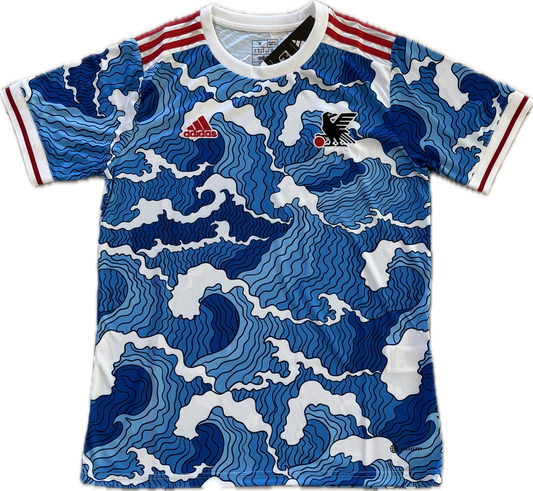 Adidas Japan 2020 Special Edition Football Shirt - "The Great Wave" Ukiyo-e