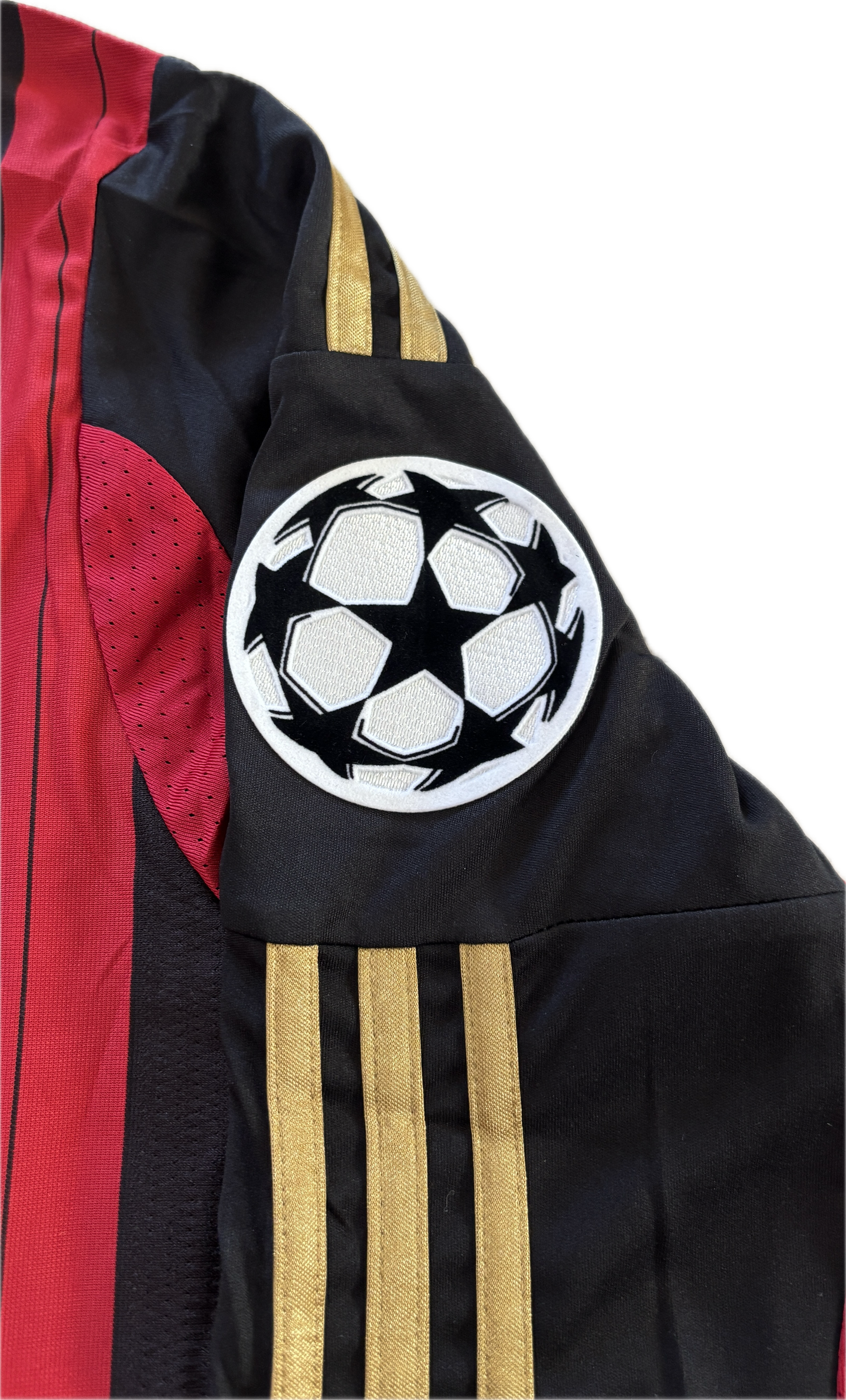 Kaká #22 AC Milan 2013-14 Champions League Home Jersey Long Sleeve