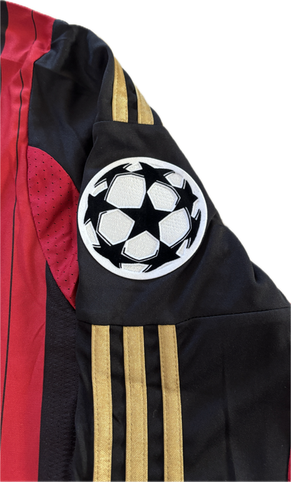 Kaká #22 AC Milan 2013-14 Champions League Home Jersey Long Sleeve