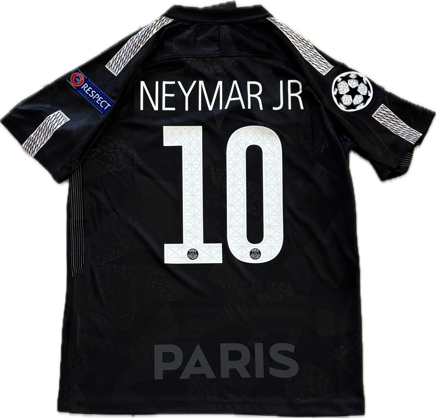 Neymar Jr #10 PSG 2018-19 Champions League Third Jersey