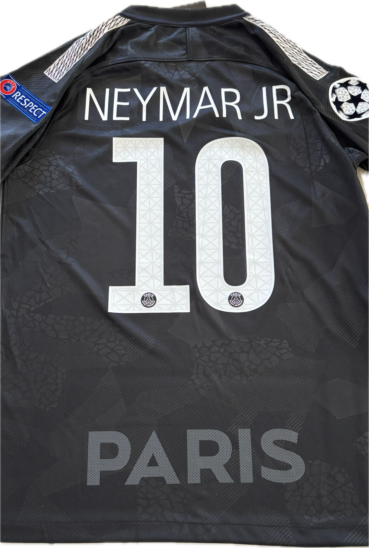 Neymar Jr #10 PSG 2018-19 Champions League Third Jersey