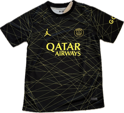 Neymar Jr #10 Paris Saint-Germain 2023 Away Football Shirt Electric Yellow