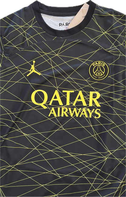 Neymar Jr #10 Paris Saint-Germain 2023 Away Football Shirt Electric Yellow