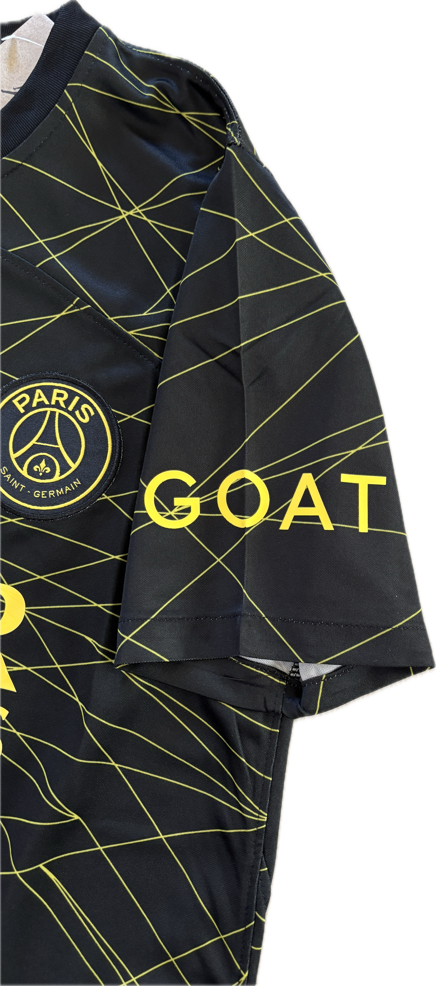 Neymar Jr #10 Paris Saint-Germain 2023 Away Football Shirt Electric Yellow