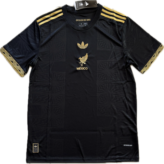 Mexico 2025 "Mexico de Oro" Black & Gold Jersey - Adidas Originals Special Edition
