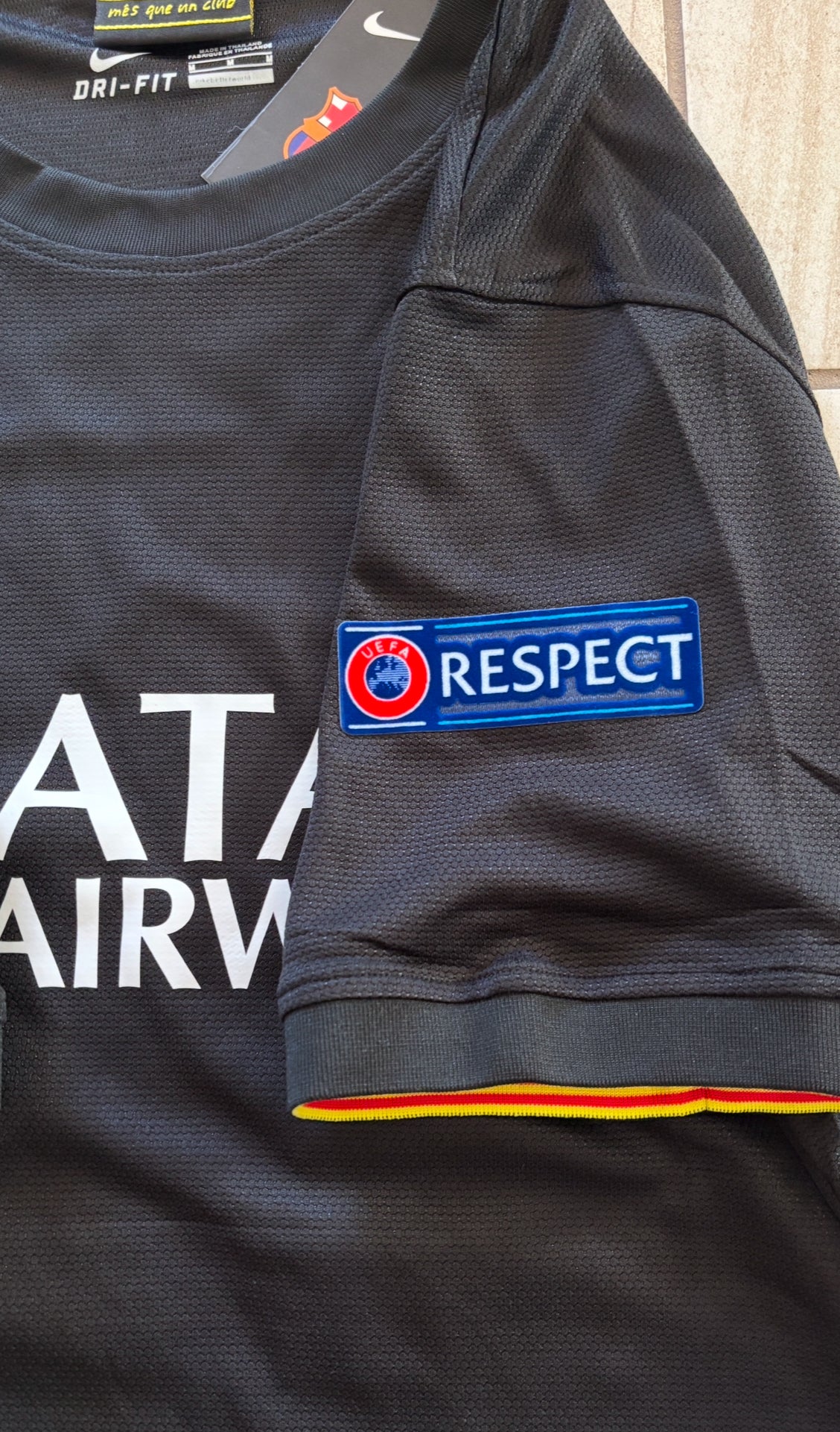 Neymar Jr #11 Nike Barcelona Debut Season Away Shirt 2013-14 Ballstar Respect- Champions League