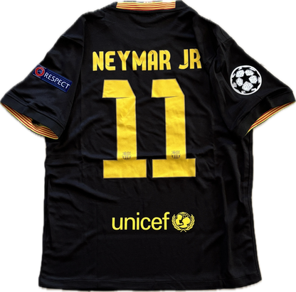 Neymar Jr #11 Nike Barcelona Debut Season Away Shirt 2013-14 Ballstar Respect- Champions League