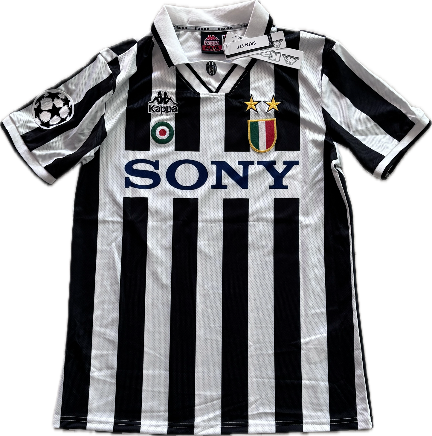 Zinedine Zidane #21 Juventus 1997-98 Champions League Home Retro Jersey