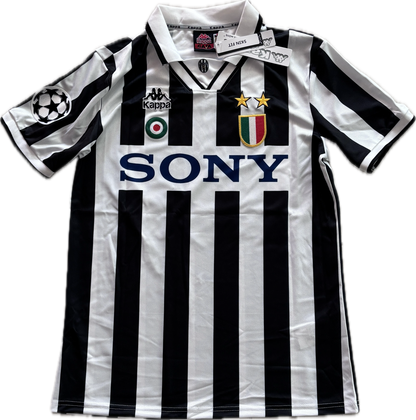 Zinedine Zidane #21 Juventus 1997-98 Champions League Home Retro Jersey