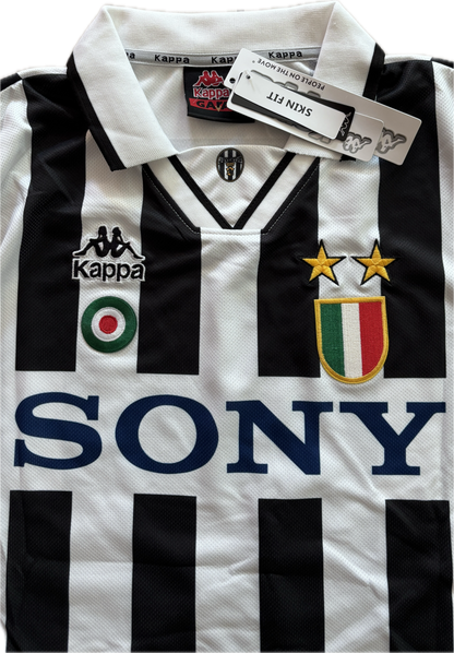 Zinedine Zidane #21 Juventus 1997-98 Champions League Home Retro Jersey