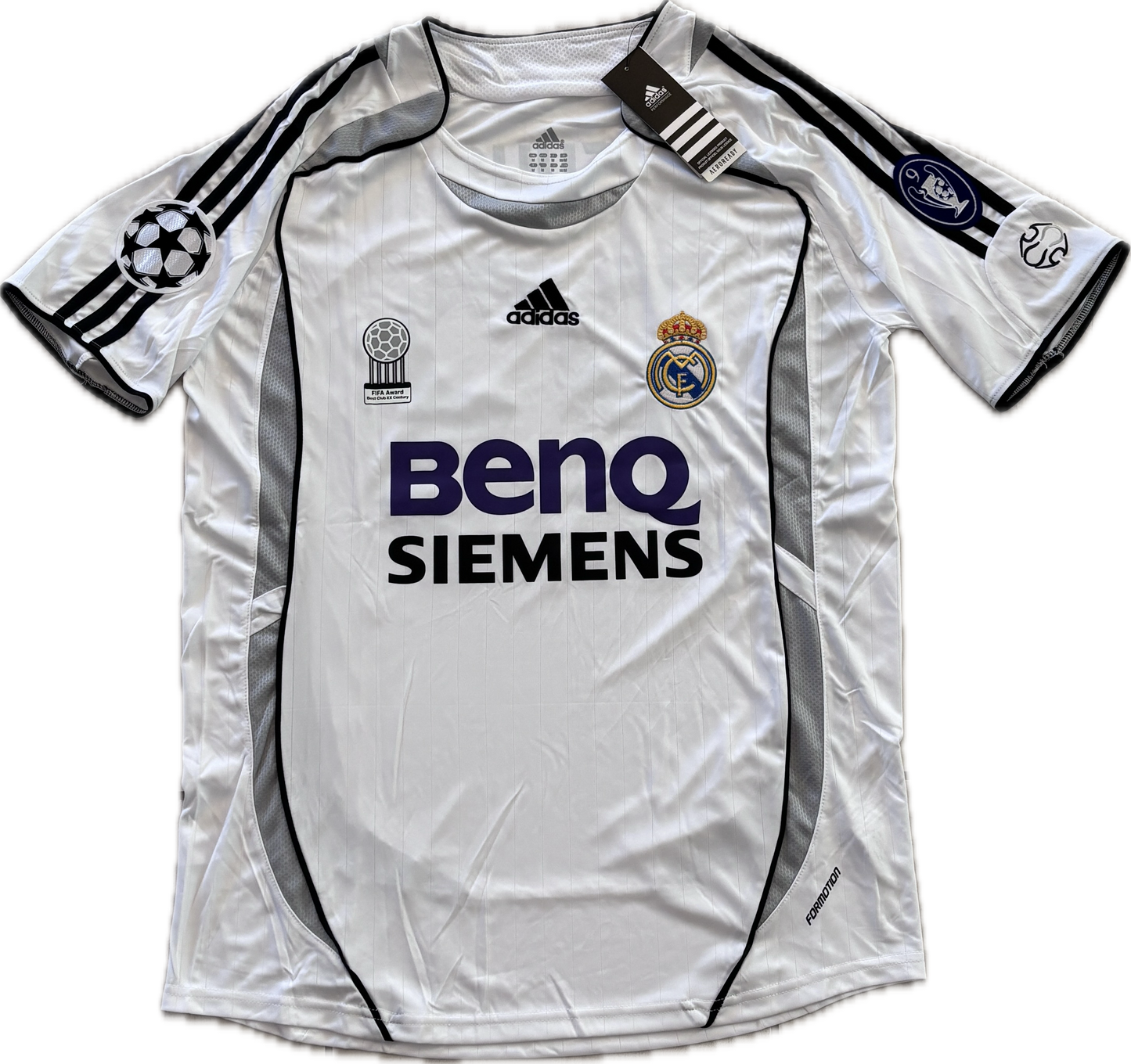 David Beckham  #23 Real Madrid 2006-2007 Home Jersey - Final Season La Liga Champions Short sleeve