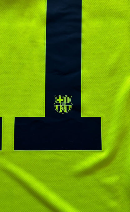 Neymar Jr #11 Nike Barcelona 2015-16 Away Jersey - Champions League & World Champions Patch
