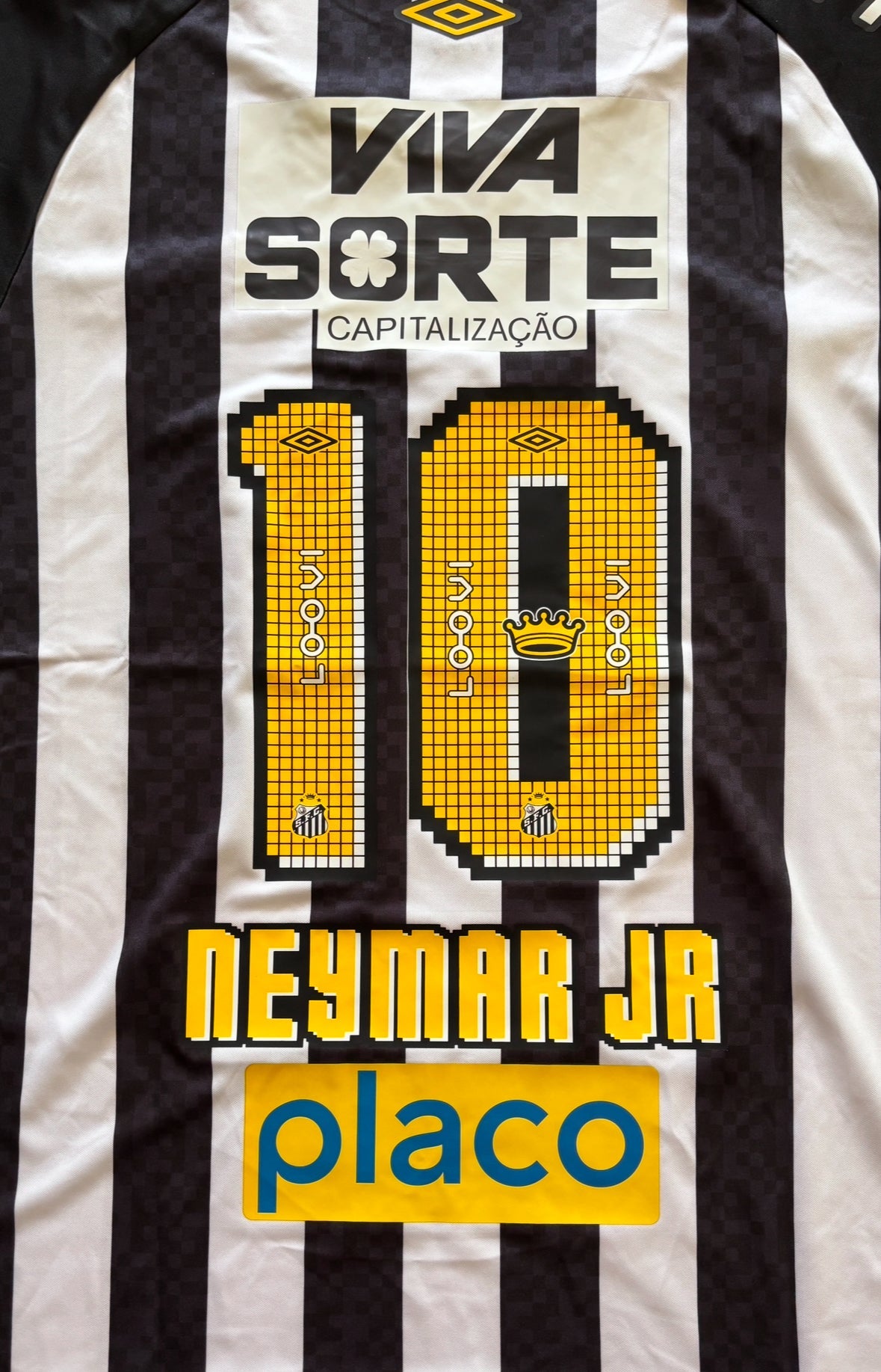 Neymar Jr #10 Santos 2012 Home Jersey MEN