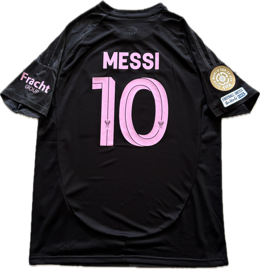Lionel Messi #10 Inter Miami Adidas 2024 Away "La Noche" Kit - CWC 2025 Patch