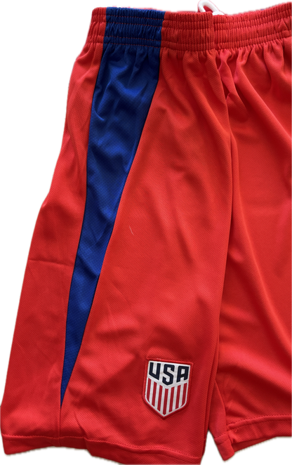 USMNT USA Men's Soccer Jersey and Shorts Set - Blue & Red Graphic Kit