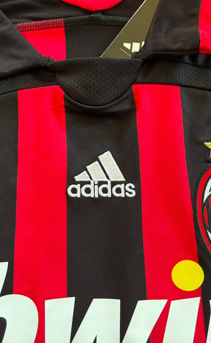 Kaka #22 Jersey AC Milan 2006-07 Retro Football Soccer Jersey Football Champions League Red Black UCL MENS