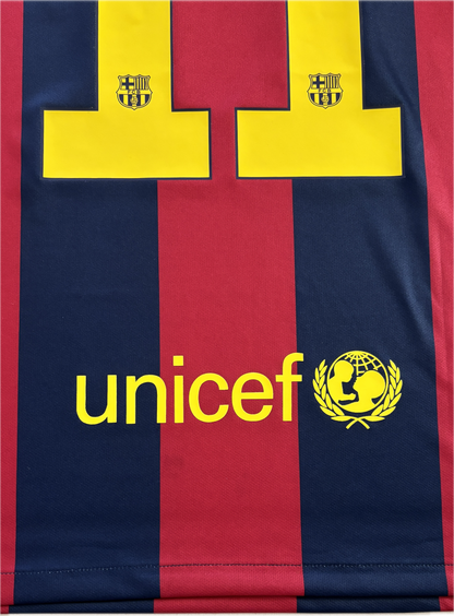 Neymar JR 11 FC Barcelona Nike 2015 Final London Champions League Football Soccer Jersey MENS