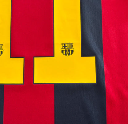 Neymar JR 11 FC Barcelona Nike 2015 Final London Champions League Football Soccer Jersey MENS