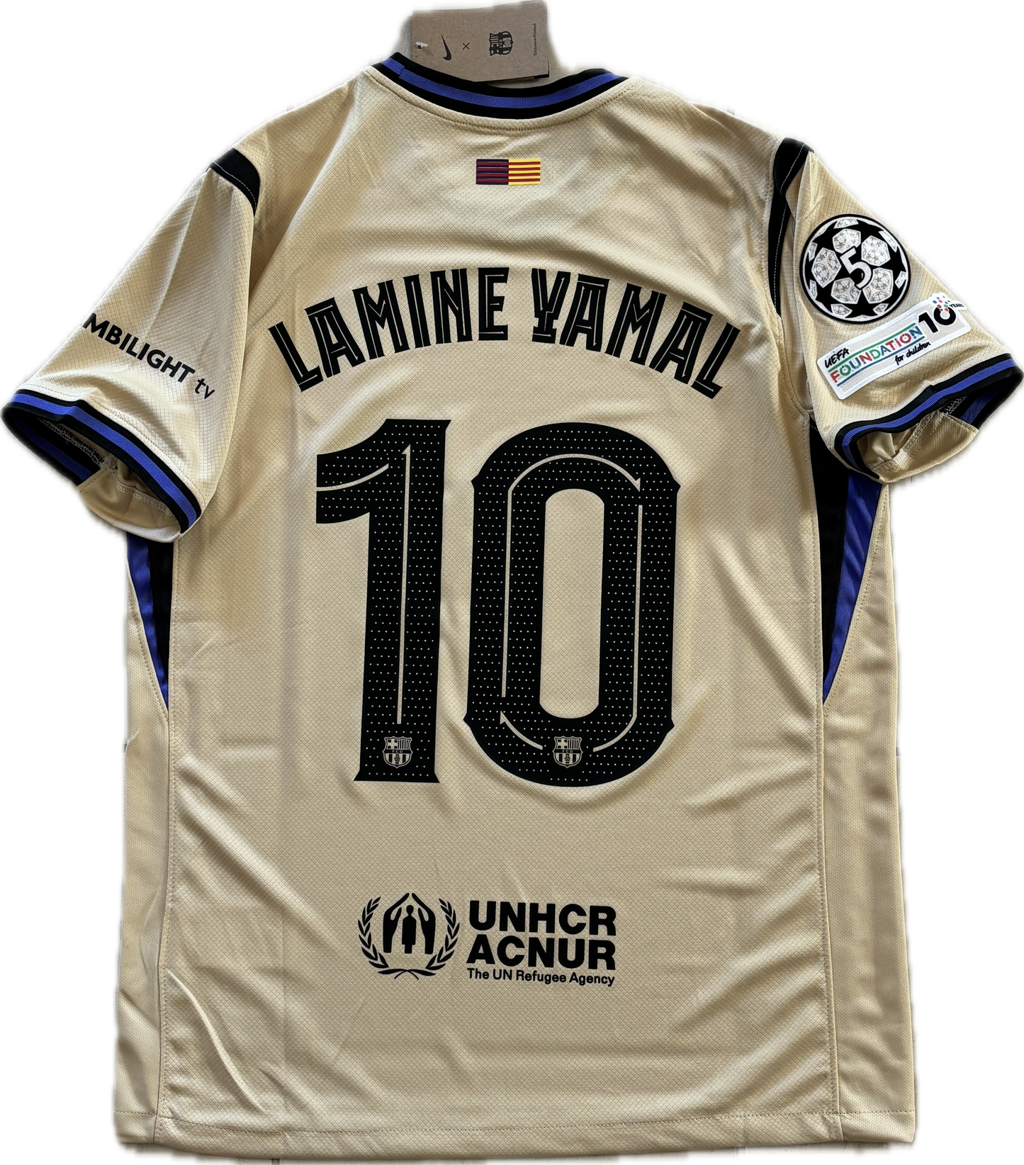 Nike FC Barcelona x Kobe "Mamba" Lamine Yamal #10 Special Edition Jersey Champions League
