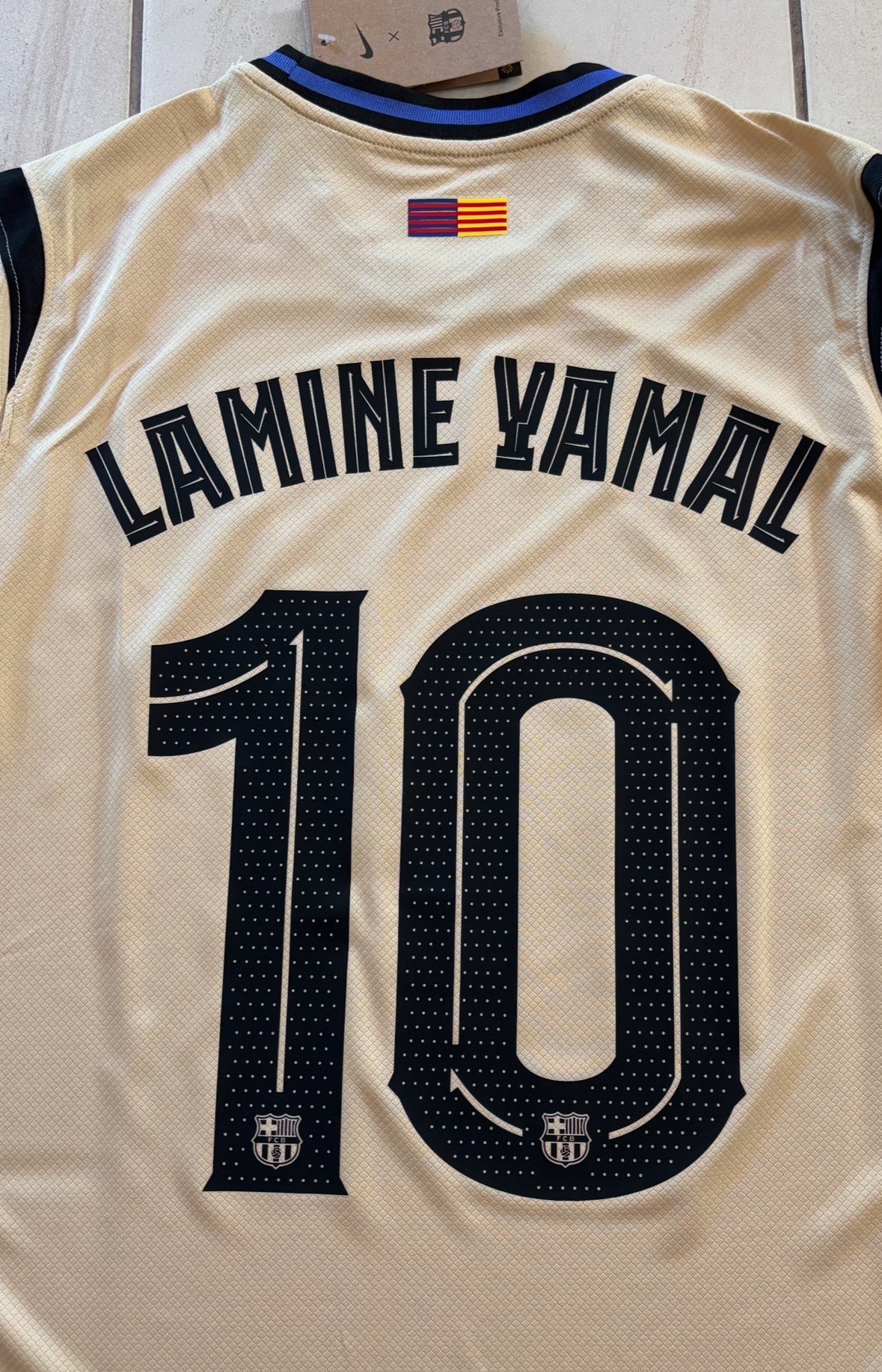 Nike FC Barcelona x Kobe "Mamba" Lamine Yamal #10 Special Edition Jersey Champions League