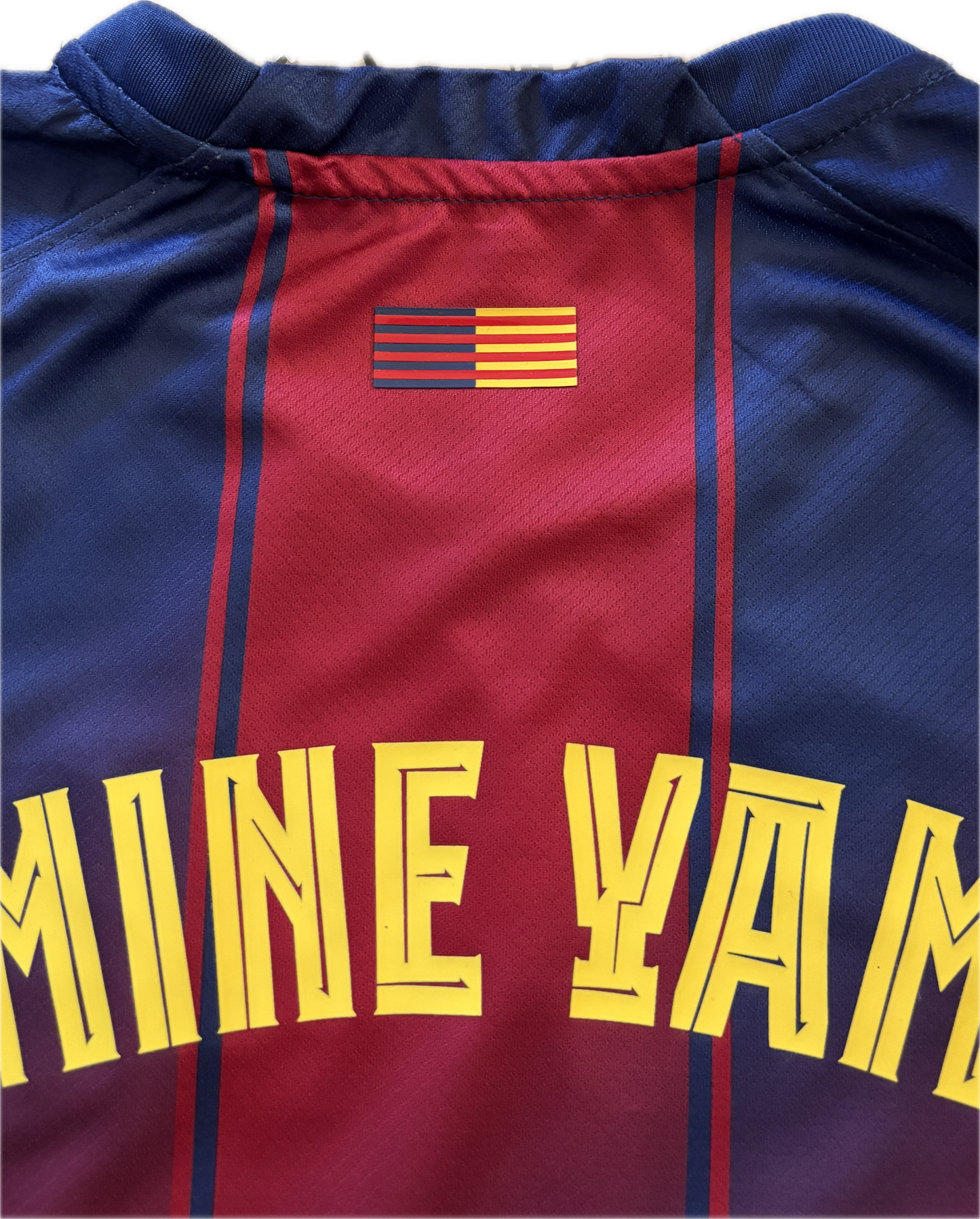 Lamine Yamal #10 FC Barcelona Nike 2025 2026 Home Jersey - Champions League 5 Ballstar MENS