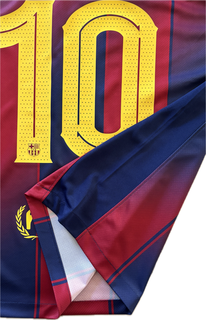 Lamine Yamal #10 FC Barcelona Nike 2025 2026 Home Jersey - Champions League 5 Ballstar MENS