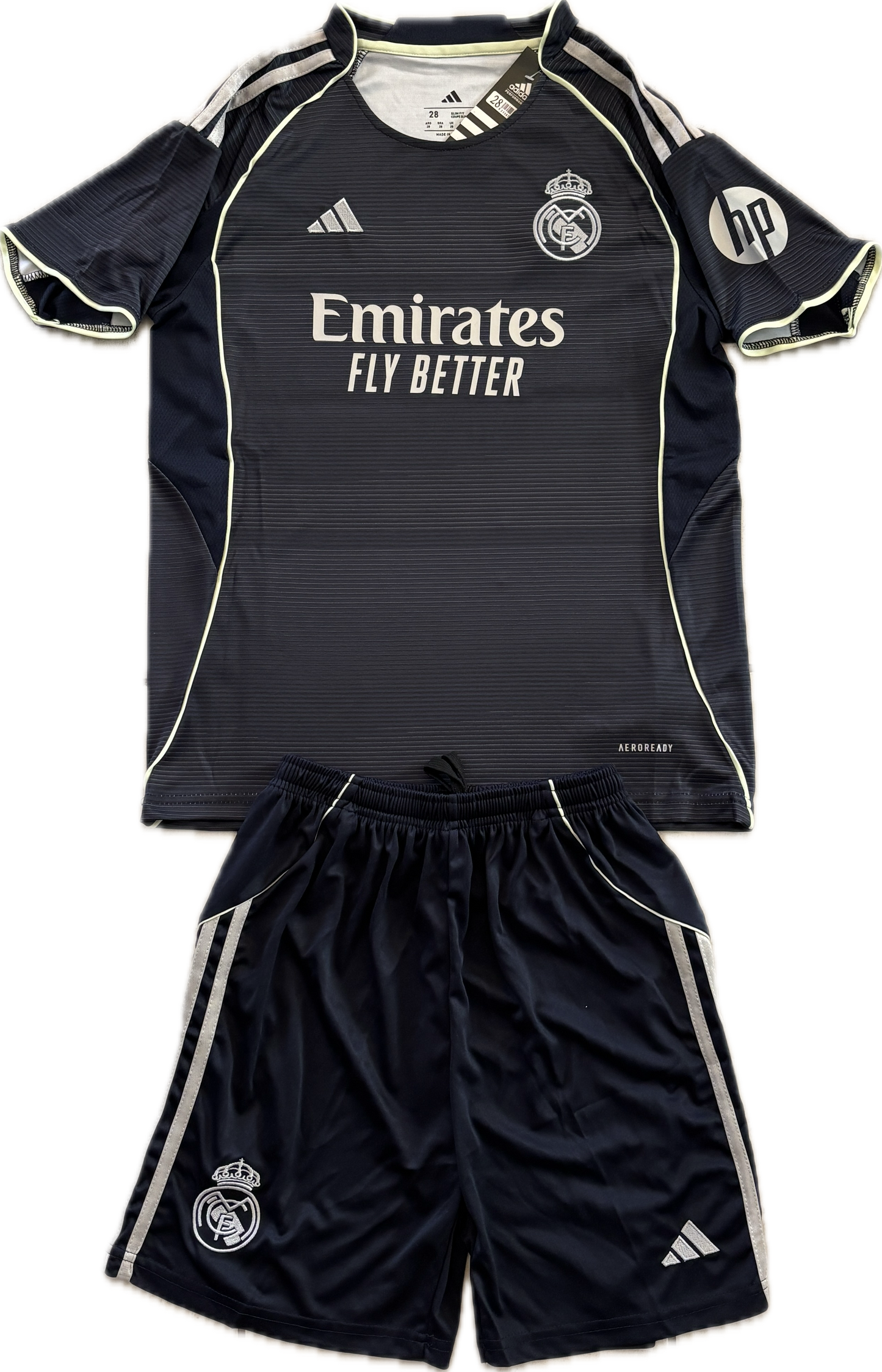 Real Madrid 2025-26 Youth Away Kit (Jersey + Shorts) - Adidas Champions League