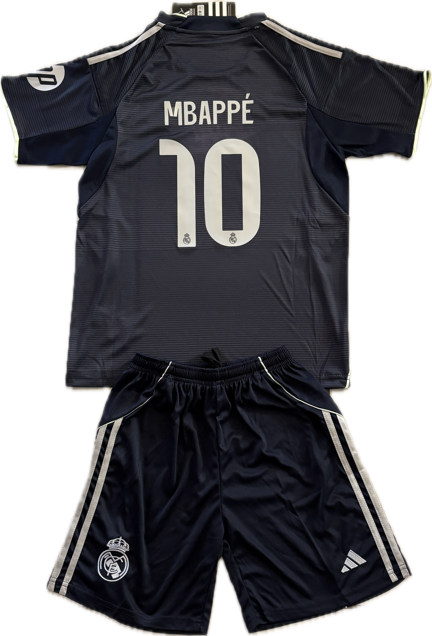 Mbappé #10 Real Madrid 2025-26 Youth Away Kit (Jersey + Shorts) Adidas