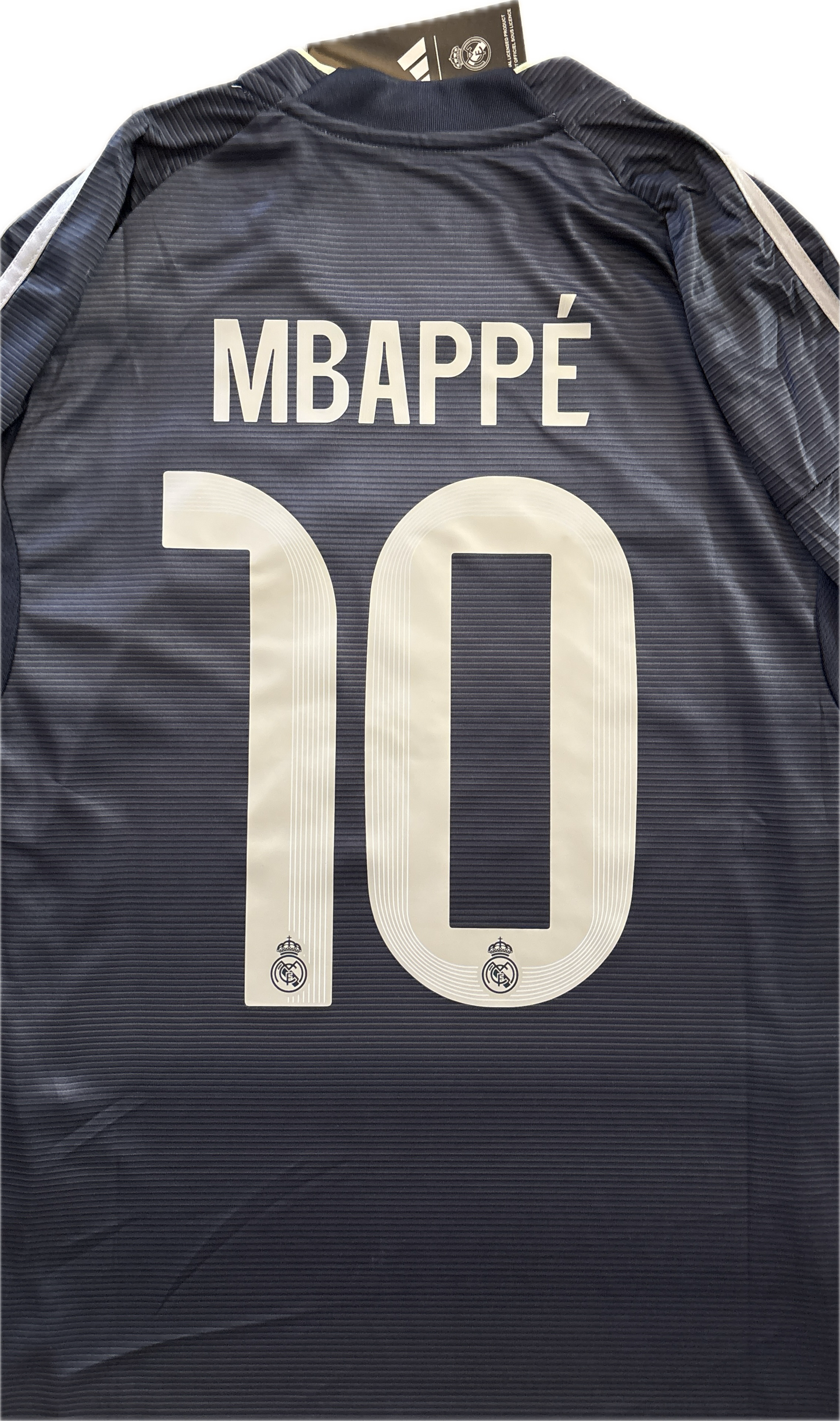 Mbappé #10 Real Madrid 2025-26 Adidas Away Jersey with Intercontinental & Champions League Patches