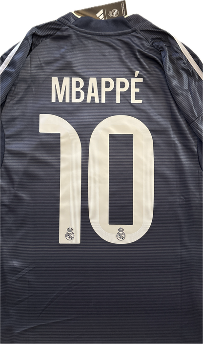 Mbappé #10 Real Madrid 2025-26 Adidas Away Jersey with Intercontinental & Champions League Patches