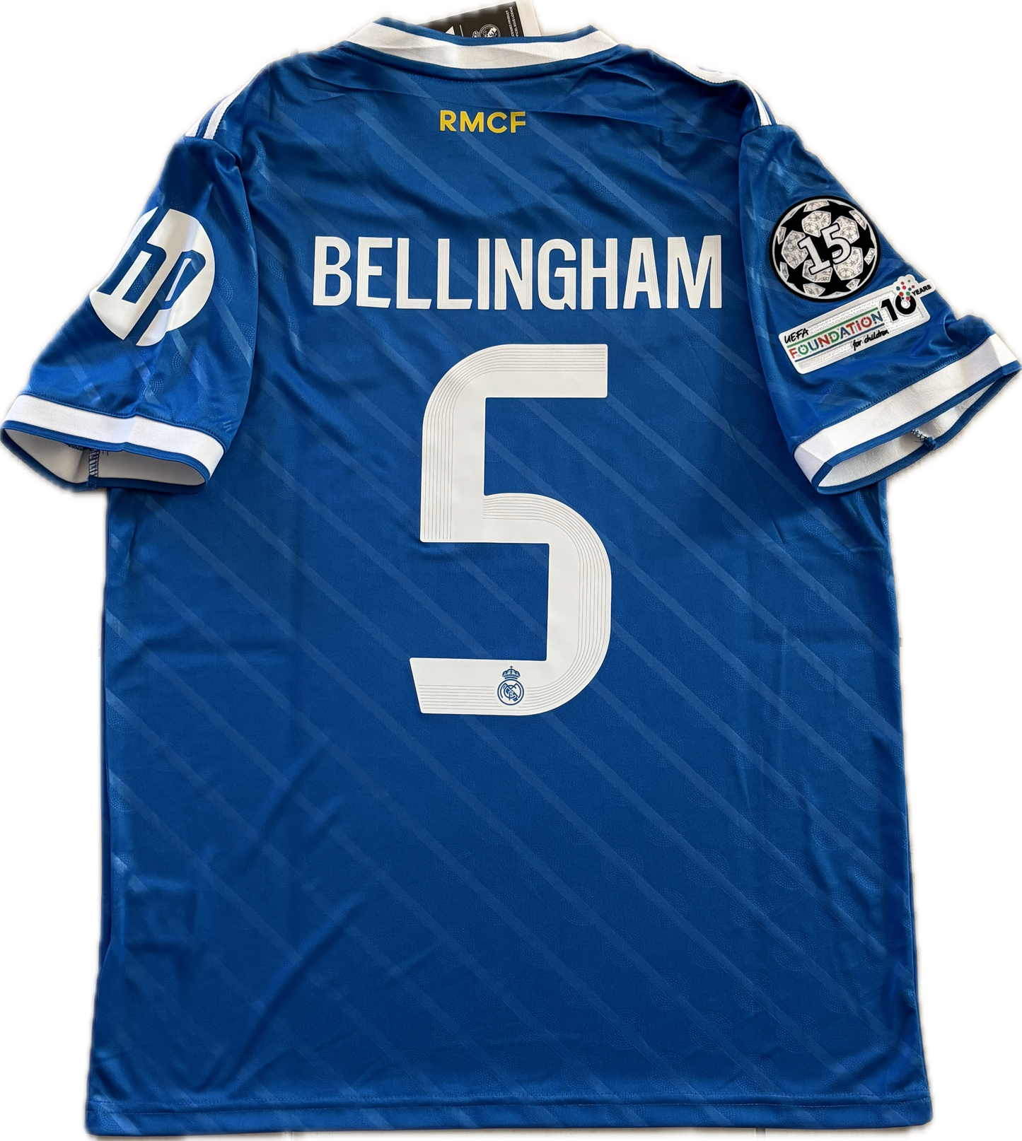 Real Madrid 2025-26 Adidas Originals Jersey with Intercontinental & 15 Champions League Patch