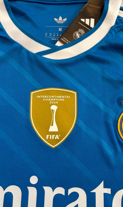 Mbappé #10 Real Madrid 2025-26 Adidas Originals Jersey | Intercontinental & 15x Champions League Patches