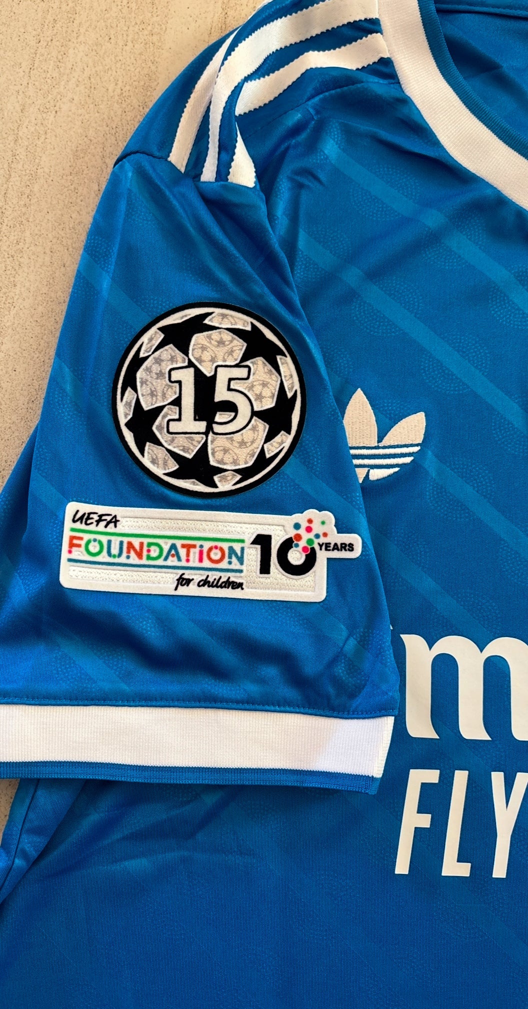 Mbappé #10 Real Madrid 2025-26 Adidas Originals Jersey | Intercontinental & 15x Champions League Patches