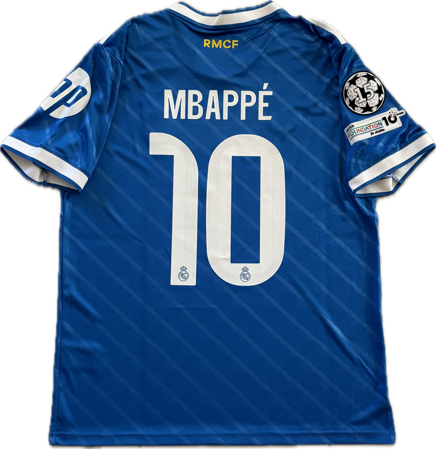 Mbappé #10 Real Madrid 2025-26 Adidas Originals Jersey | Intercontinental & 15x Champions League Patches