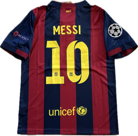 Messi #10 FC Barcelona Nike 2015 Final Berlin Champions League Football Soccer Jersey